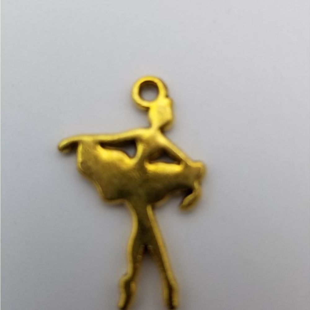 Prima ballerina dancing‎ charm pendant